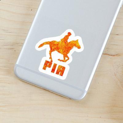 Pia Sticker Horse Rider Image