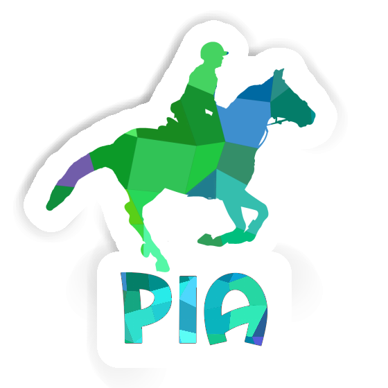 Pia Sticker Horse Rider Image