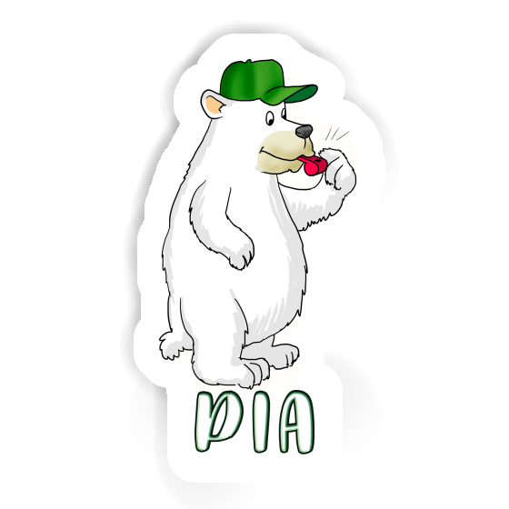 Pia Sticker Eisbär Image