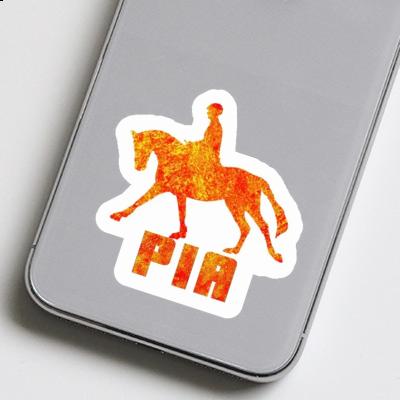 Sticker Pia Horse Rider Image