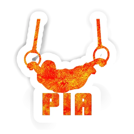 Ring gymnast Sticker Pia Laptop Image