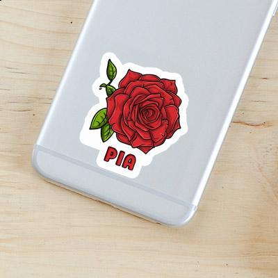 Pia Sticker Rose Image