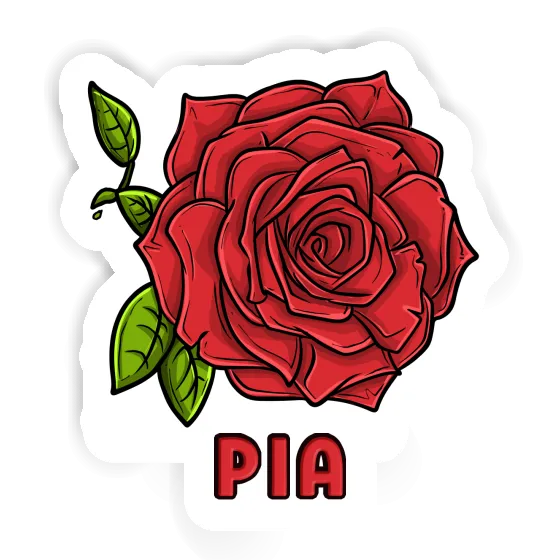 Pia Sticker Rose Notebook Image