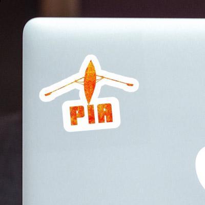 Sticker Pia Rowboat Laptop Image