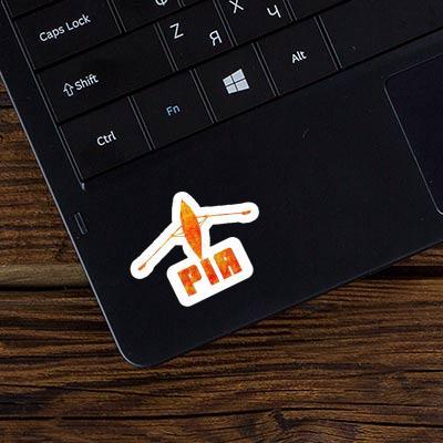 Sticker Pia Rowboat Laptop Image