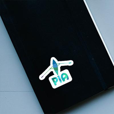 Sticker Rowboat Pia Notebook Image