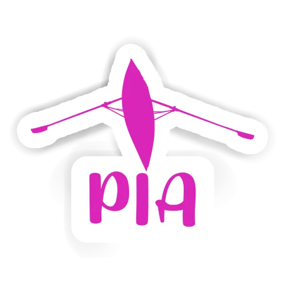 Pia Sticker Rowboat Laptop Image