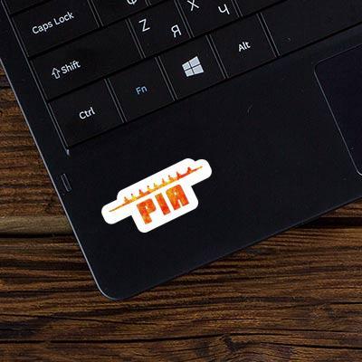 Pia Sticker Rowboat Laptop Image