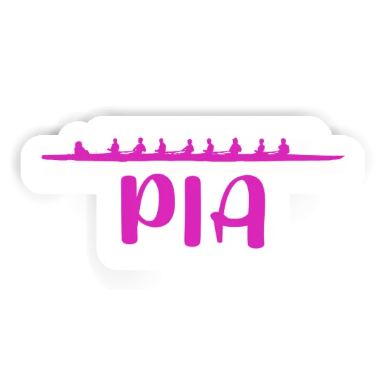 Sticker Ruderboot Pia Image