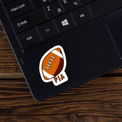 Sticker Pia Rugby Laptop Image