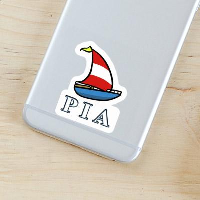 Pia Sticker Sailboat Notebook Image