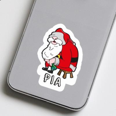 Aufkleber Pia Weihnachtsmann Image