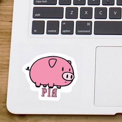 Sticker Pig Pia Laptop Image