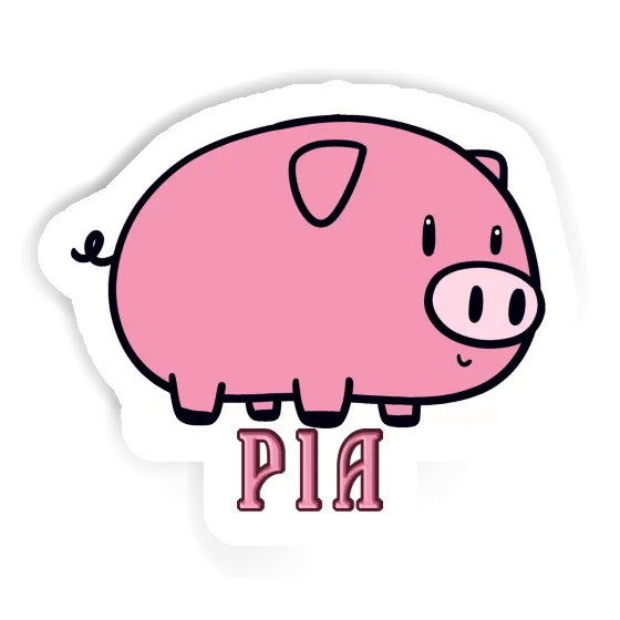 Sticker Pig Pia Image