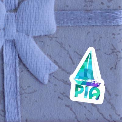 Sticker Sailboat Pia Notebook Image