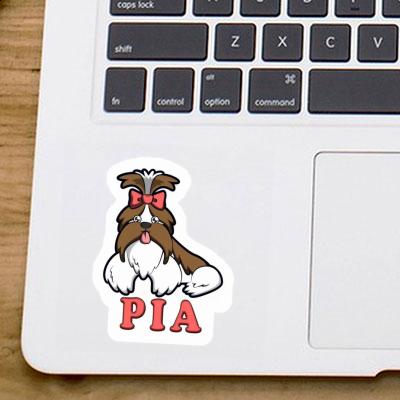 Shih Tzu Autocollant Pia Laptop Image