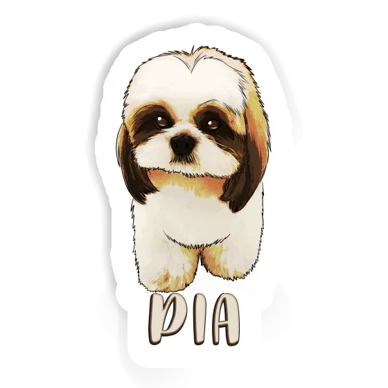 Sticker Pia Shih Tzu Notebook Image