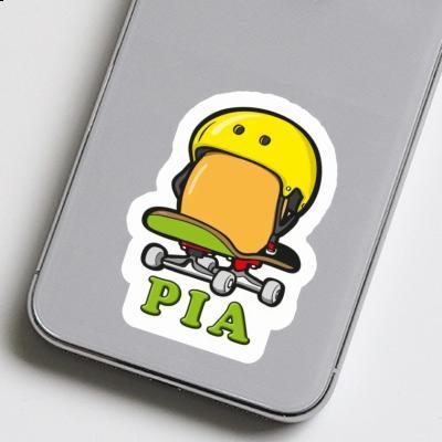 Pia Sticker Skateboard Egg Notebook Image