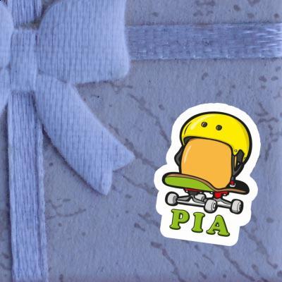 Pia Sticker Skateboard Egg Notebook Image