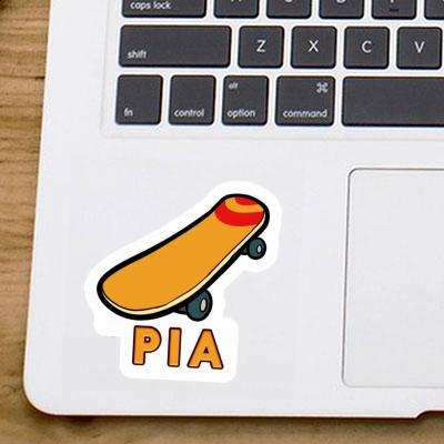 Skateboard Sticker Pia Notebook Image