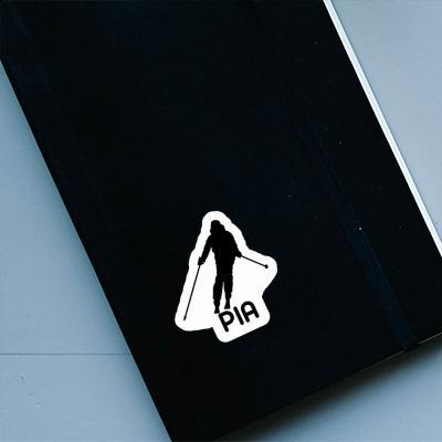 Pia Sticker Skier Notebook Image