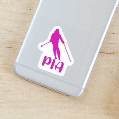 Sticker Pia Skier Image