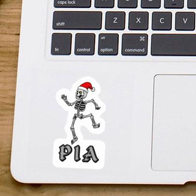 Christmas Skeleton Sticker Pia Gift package Image