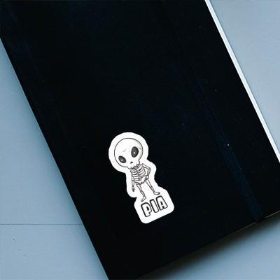 Pia Sticker Skeleton Image