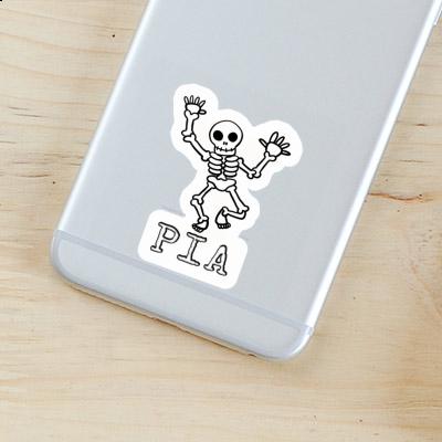 Sticker Pia Skull Notebook Image