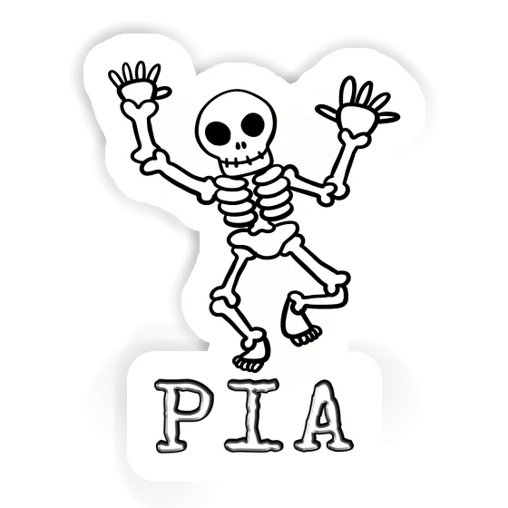 Sticker Pia Skull Laptop Image