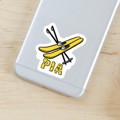 Pia Sticker Ski Image