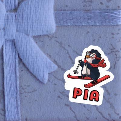 Skifahrerin Sticker Pia Image