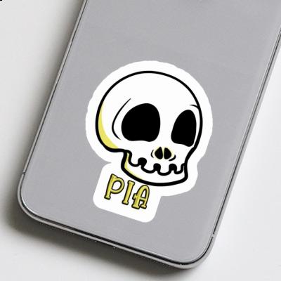 Sticker Pia Skull Notebook Image