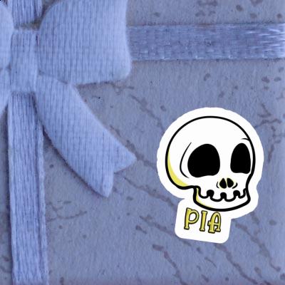 Sticker Pia Skull Gift package Image