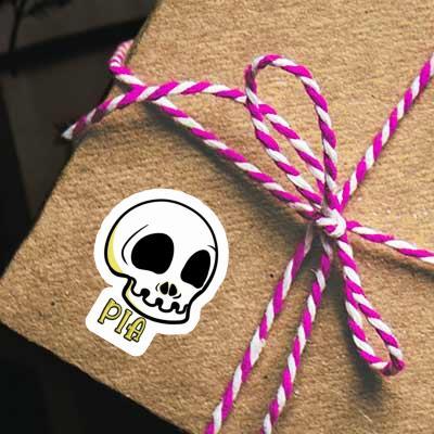 Sticker Pia Skull Image