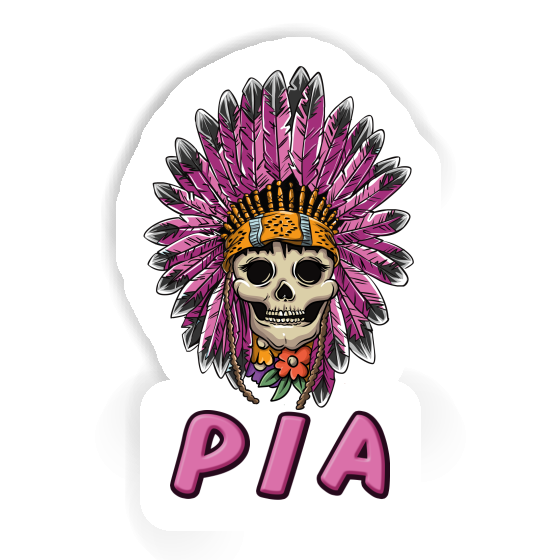 Sticker Womens Skull Pia Gift package Image