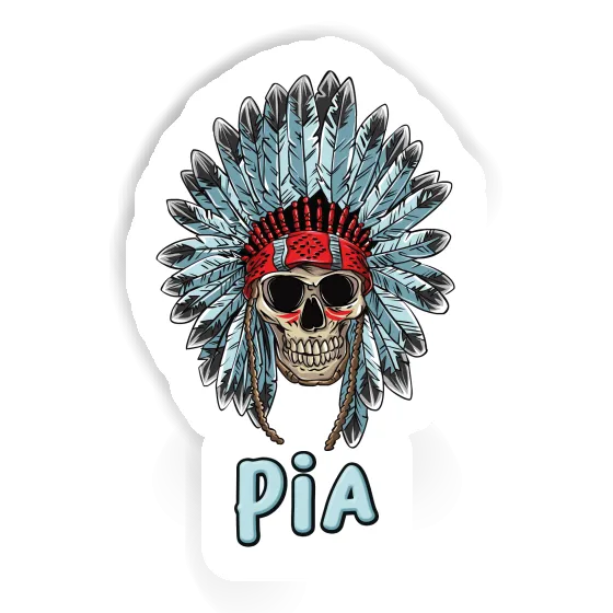 Sticker Pia Indianer Laptop Image