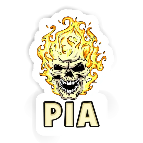 Sticker Pia Totenkopf Image