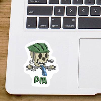 Pia Sticker Mountainbiker Notebook Image