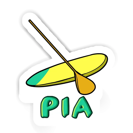 Sticker Stand Up Paddle Pia Laptop Image