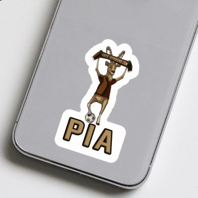 Sticker Steinbock Pia Notebook Image