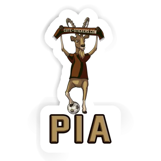 Sticker Steinbock Pia Notebook Image