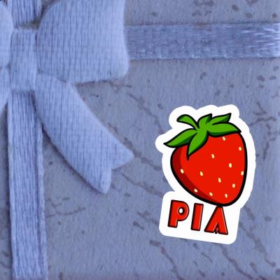 Pia Sticker Erdbeere Image