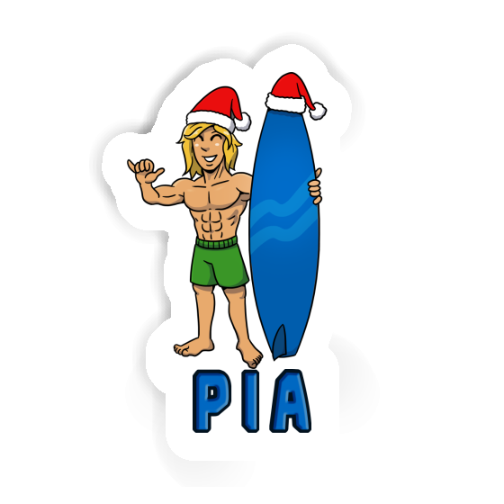 Surfer Aufkleber Pia Notebook Image