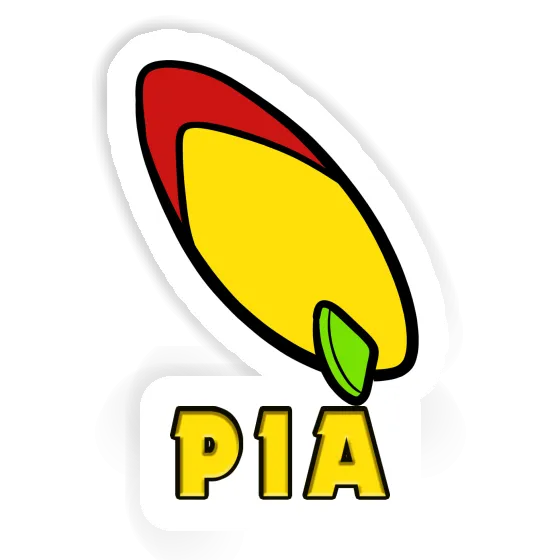 Sticker Pia Surfboard Notebook Image