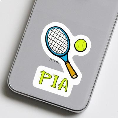 Pia Sticker Tennis Racket Image