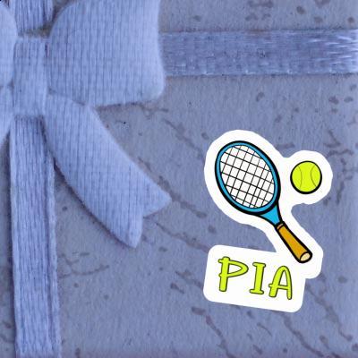 Pia Autocollant Raquette de tennis Notebook Image