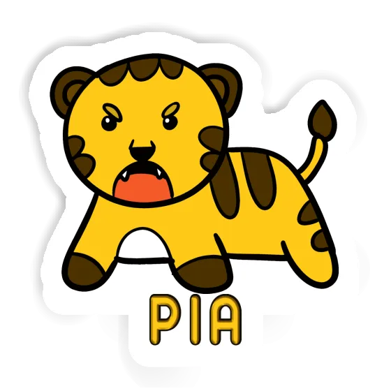 Pia Sticker Baby-Tiger Notebook Image