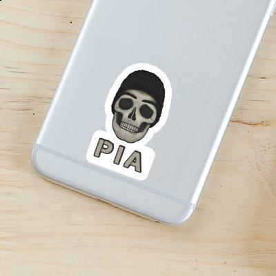 Tête de mort Autocollant Pia Image