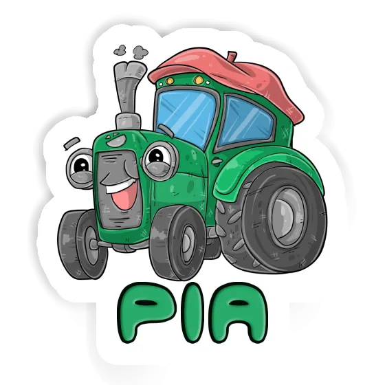 Pia Sticker Tractor Notebook Image